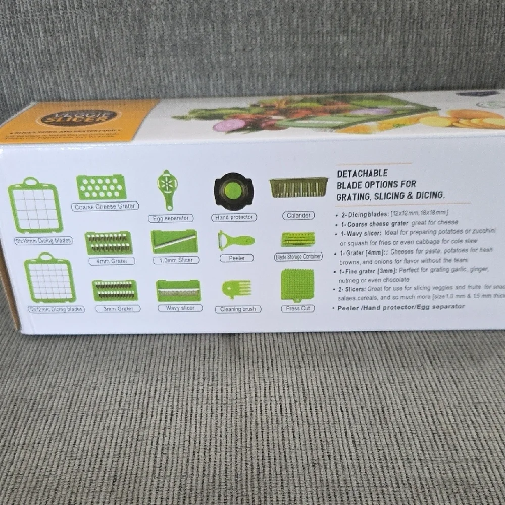 Kitchen Ideas‎ 16 Pcs Veggie Slicer